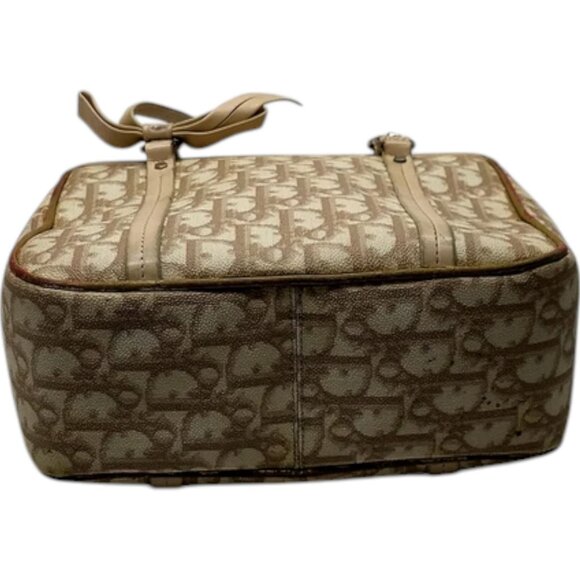 517298BP (L4) Christian Dior Hand Bag Beige PVC - Picture 3 of 9